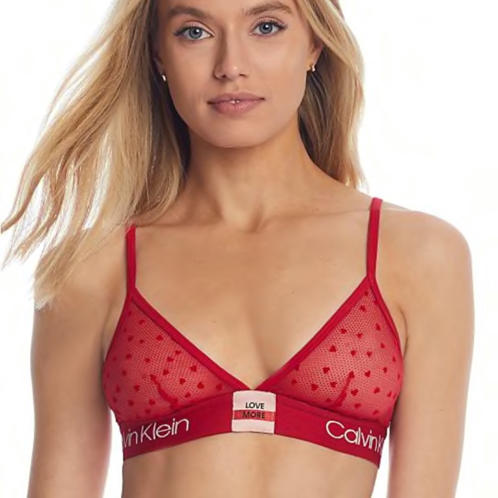 CALVIN KLEIN Red bra